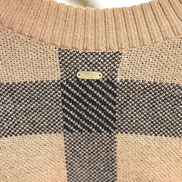 Barbour Adela Checked Wool-blend Crewneck - Picture 4 of 8